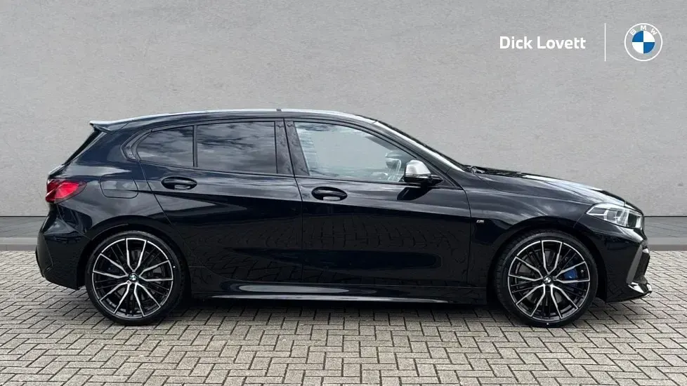 Used BMW M135 Shadowline 306 HP (225 kW) 2022 Black Hatchback