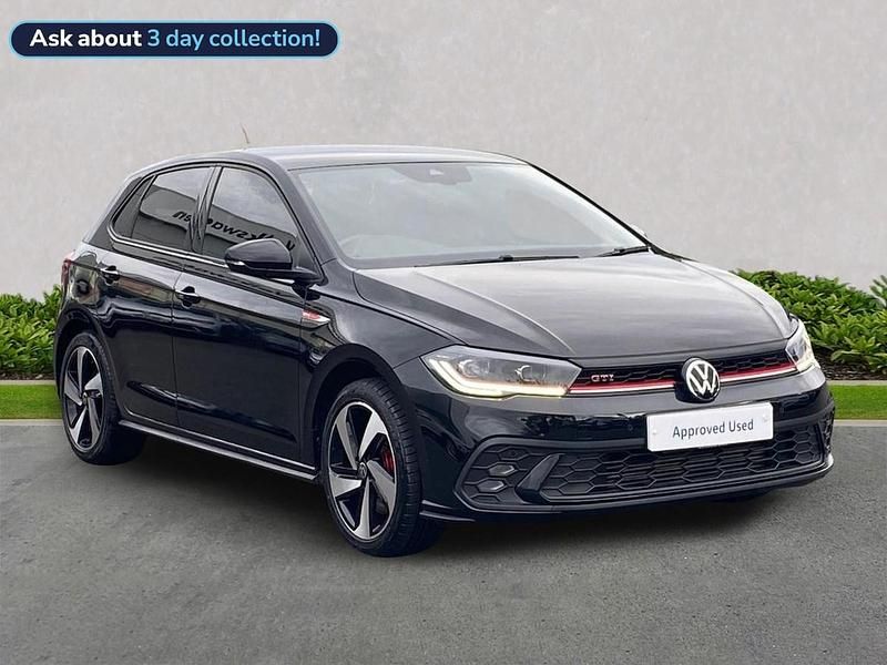 Black Used 2023 VW Polo GTI Hatchback | £22,660 (Fair price) - Image 1/4