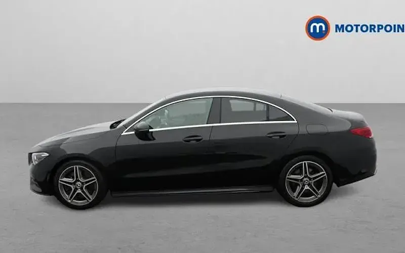 Used Mercedes CLA250 AMG line 224 HP (164 kW) 2021 Black Coupe