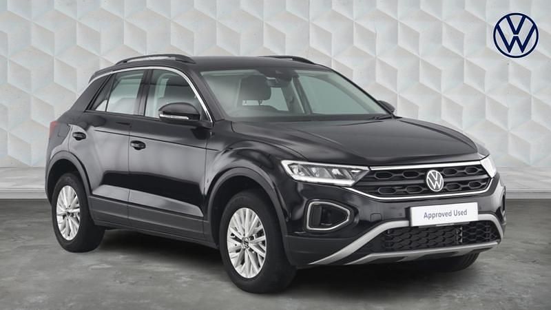 Black Used 2024 VW T-Roc Life SUV | £25,225 (Fair price) - Image 1/4