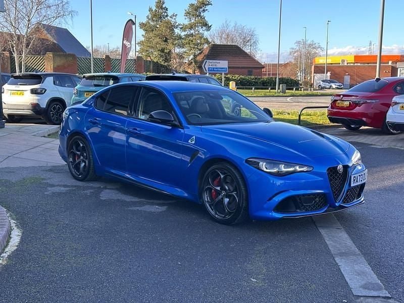 Used Alfa Romeo Giulia Quadrifoglio 520 HP (382 kW) 2023 Blue Sedan