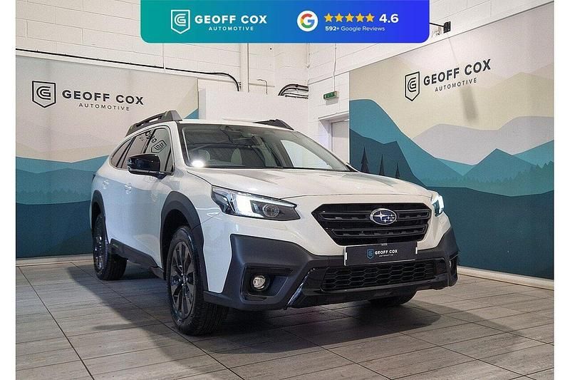 Crystal white Used 2024 Subaru Outback SUV | £35,995 (Expensive) - Image 1/4