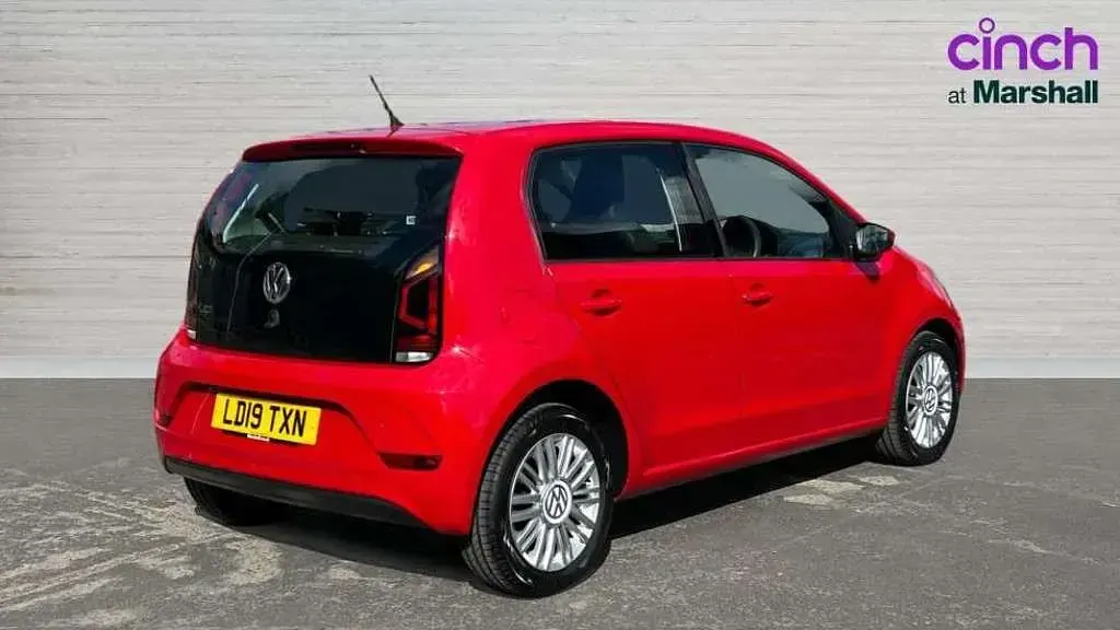 Used VW up! Edition 60 HP (44 kW) 2019 Red Hatchback