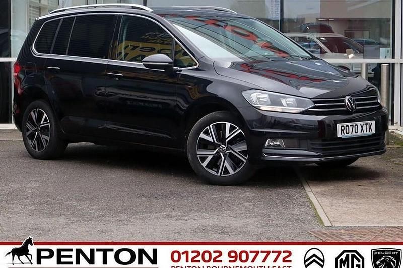 Used VW Touran R 150 HP (110 kW) 2020 Black MPV