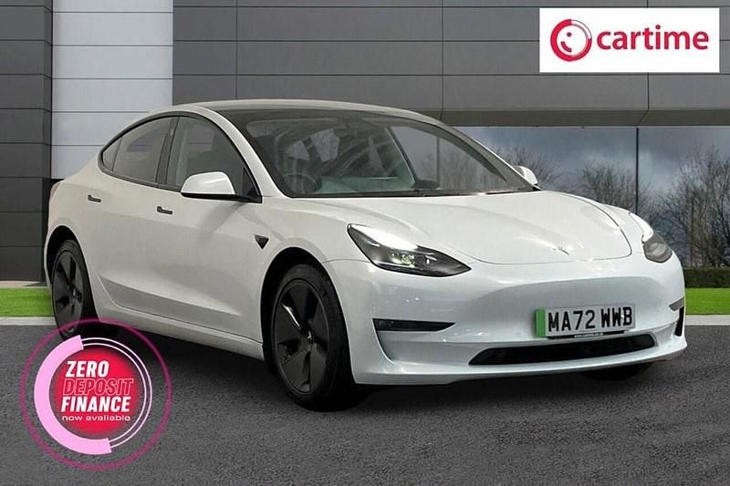 White Used 2022 Tesla Model 3 Sedan | £20,399 (Fair price) - Image 1/4