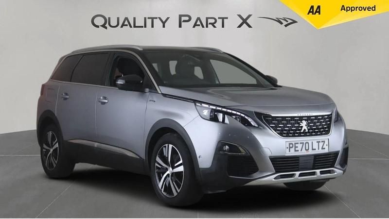 Used Peugeot 5008 GT-line 130 HP (95 kW) 2020 Grey Hatchback