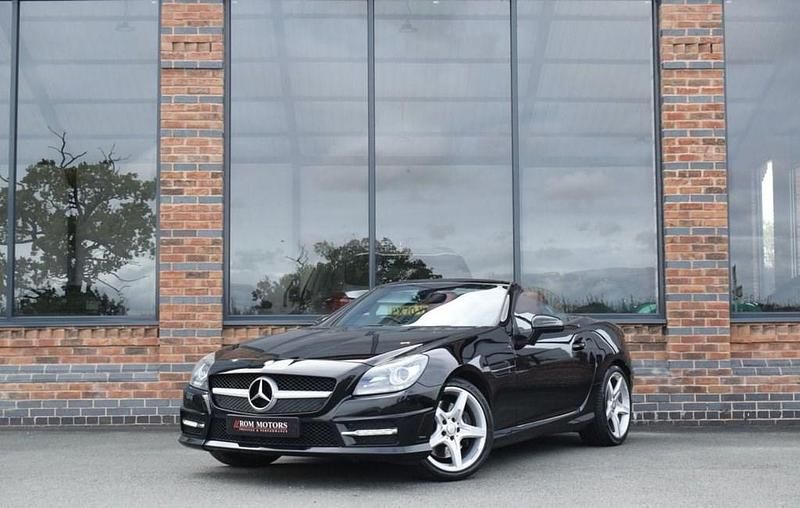 Black Used 2014 Mercedes SLK250 AMG Cabriolet | £8,799 (Fair price) - Image 1/4