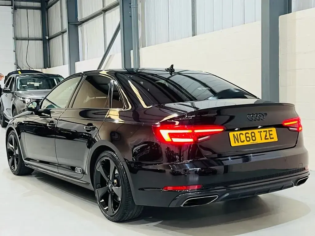 Used Audi A4 Black Edition 150 HP (110 kW) 2019 Black Sedan