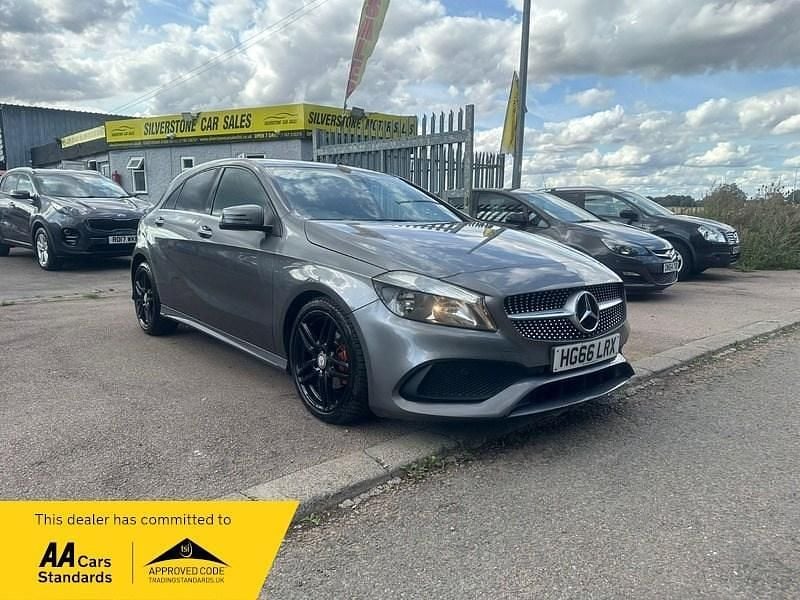 Grey Used 2017 Mercedes A160 AMG line Hatchback | £8,899 (Fair price) - Image 1/3