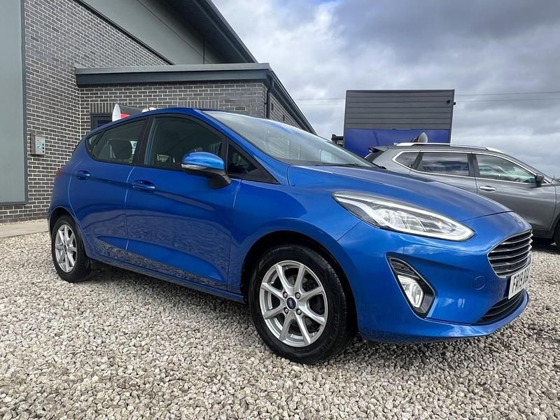 Used Ford Fiesta Zetec 100 HP (73 kW) 2019 Blue Hatchback
