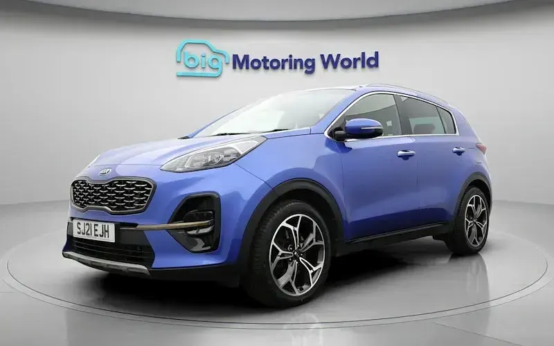 Used Kia Sportage GT-Line 136 HP (100 kW) 2021 Blue SUV