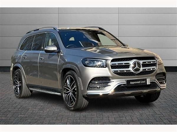 Silver Used 2021 Mercedes GLS400 AMG line SUV | £58,495 (Fair price) - Image 1/2