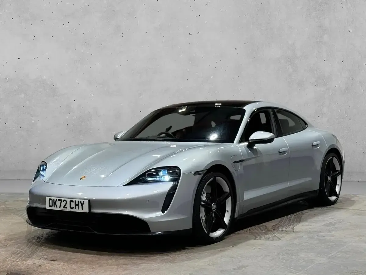 Used Porsche Taycan Performance Package 419 kW (571 HP) 2022 Silver Sedan