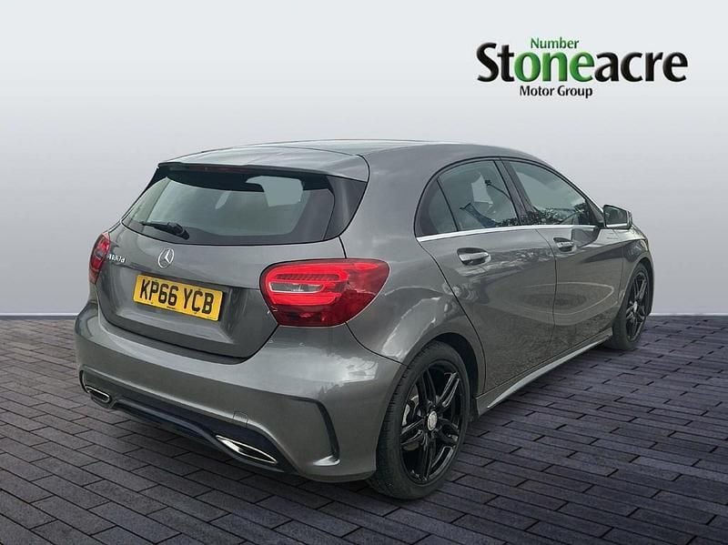Used Mercedes A180 AMG line 109 HP (80 kW) 2016 Grey Hatchback