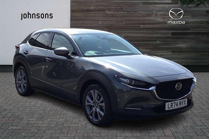 Grey Used 2024 Mazda CX-30 Exclusive-Line SUV | £19,888 (Fair price) - Image 1/4