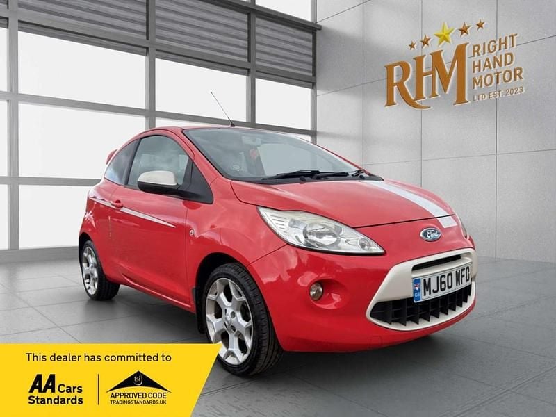 Used Ford Ka Zetec 2010 Red Hatchback