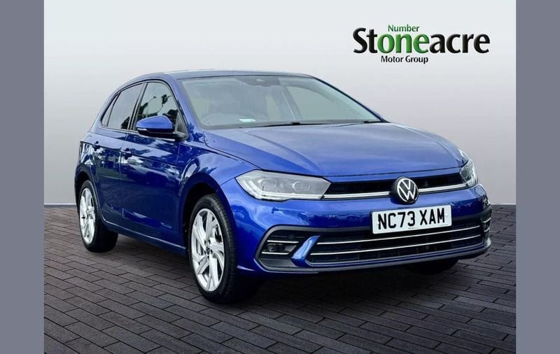 Blue Used 2023 VW Polo Style Hatchback | £17,000 (Fair price) - Image 1/4