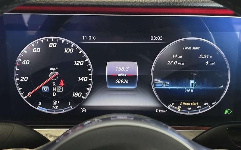 Used Mercedes E220 AMG line 194 HP (142 kW) 2019 Black Sedan