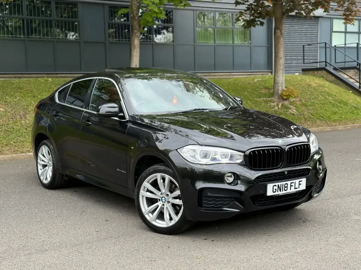 Used BMW X6 M Sport 254 HP (186 kW) 2018 Black SUV