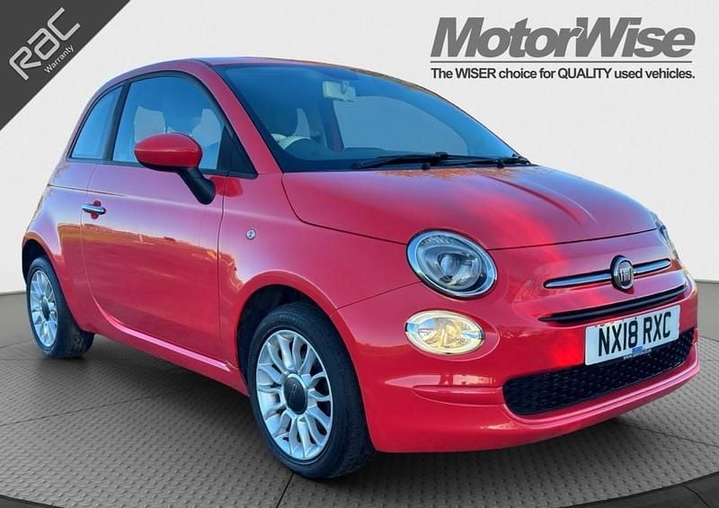 Pink Used 2018 Fiat 500 Pop Star Hatchback | £5,195 (Fair price) - Image 1/2