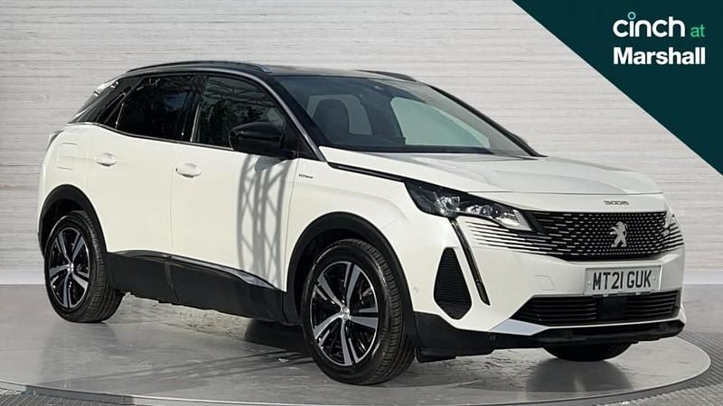 White Used 2021 Peugeot 3008 Premium | £17,881 (Fair price) - Image 1/4