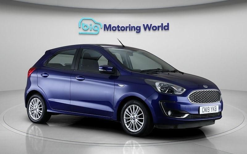 Used Ford Ka Plus Zetec 86 HP (63 kW) 2019 Blue Hatchback
