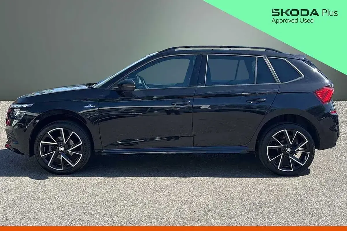 Used Skoda Kamiq Monte Carlo 110 HP (80 kW) 2023 Black magic pearl effect SUV