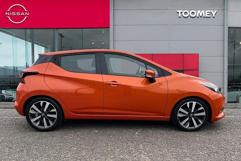 Used Nissan Micra Acenta 2019 Orange Hatchback