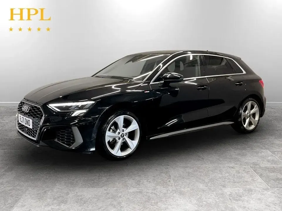 Used Audi A3 Sportback S-Line 110 HP (80 kW) 2021 Black Hatchback