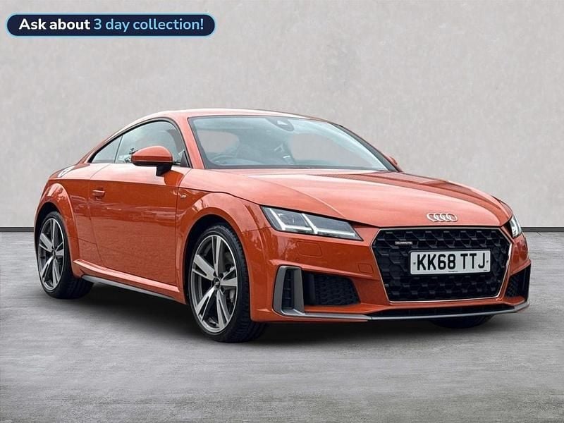 Orange Used 2019 Audi TT S-Line Coupe | £24,230 (Fair price) - Image 1/4