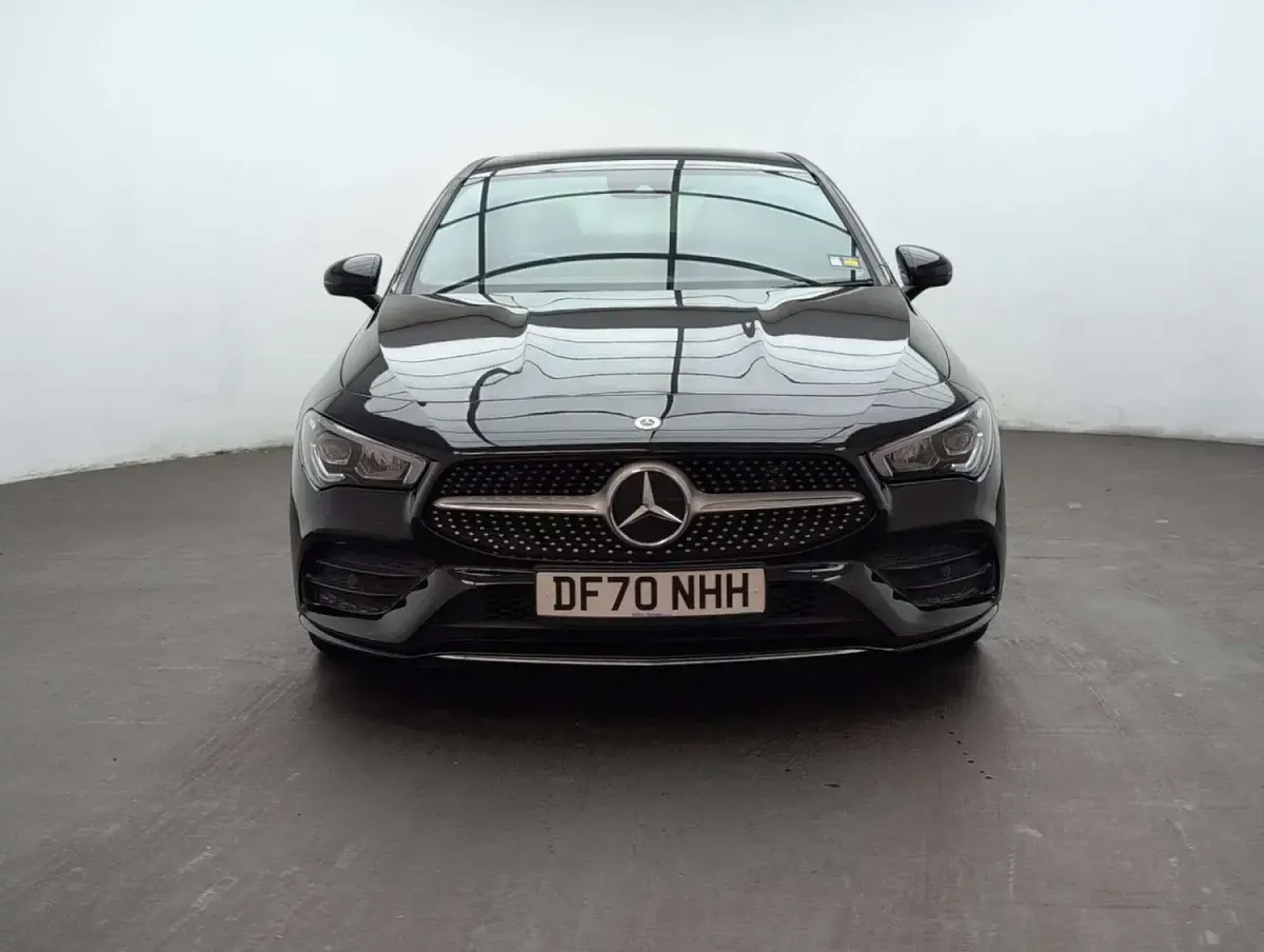 Used Mercedes CLA200 AMG line 163 HP (119 kW) 2021 Black Coupe