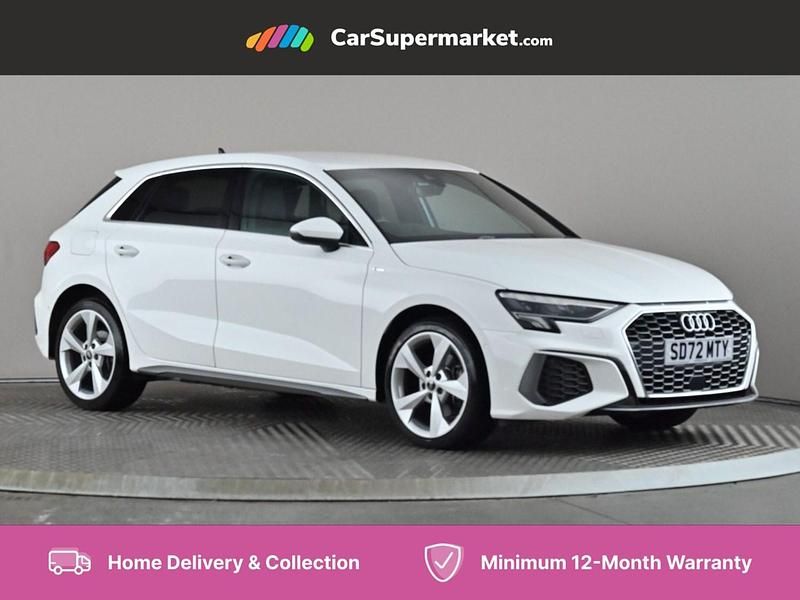 White Used 2022 Audi A3 e-tron Comfort Hatchback | £19,847 (Fair price) - Image 1/4