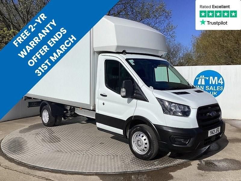 Used Ford Transit 130 HP (95 kW) 2021 White Cabriolet
