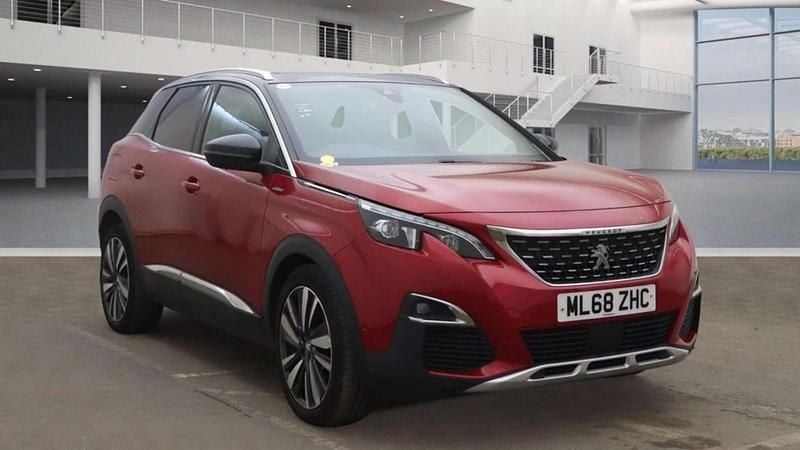 Red Used 2018 Peugeot 3008 Premium Hatchback | £11,820 (Fair price) - Image 1/4