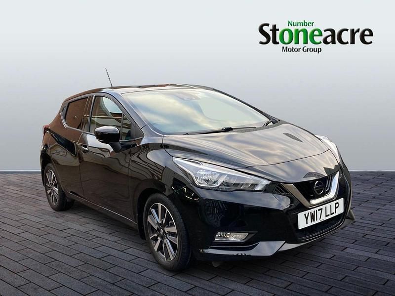 Black Used 2017 Nissan Micra N-Connecta Hatchback | £7,890 (Fair price) - Image 1/4