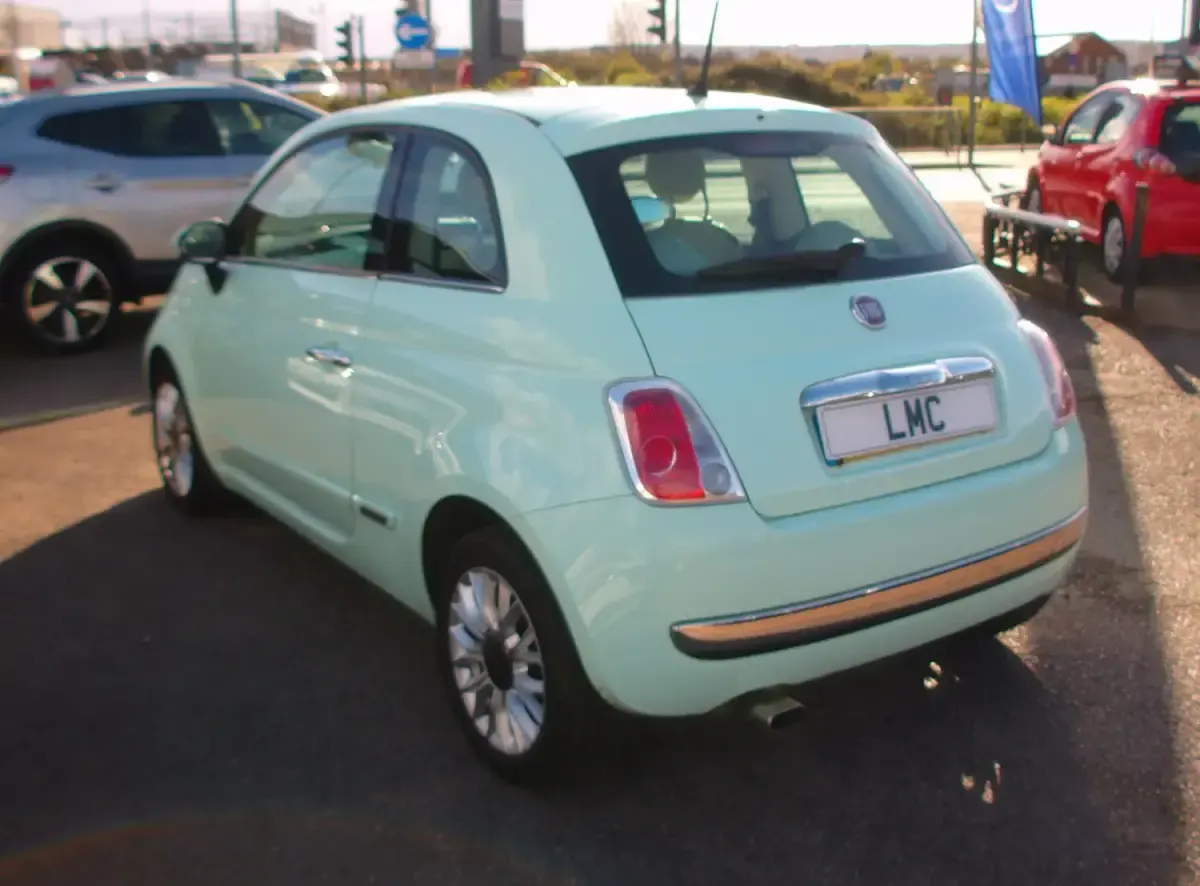 Used Fiat 500 Lounge 69 HP (50 kW) 2014 Green Hatchback
