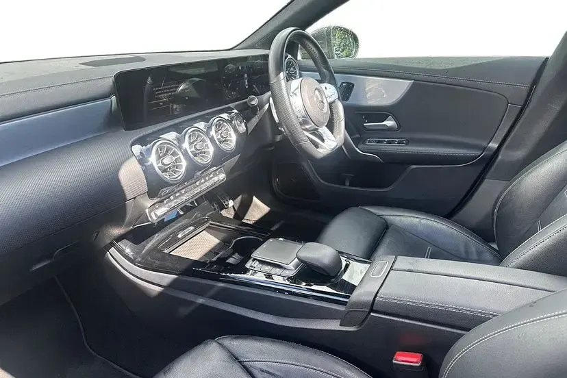 Used Mercedes CLA220 AMG Line Premium Plus 190 HP (139 kW) 2021 Mountain grey Sedan