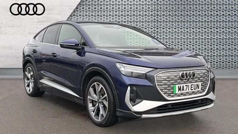 Used Audi Q4 e-tron Comfort 150 kW (204 HP) 2021 Blue SUV