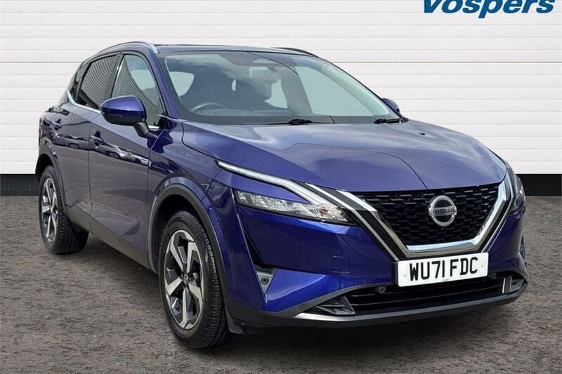 Blue Used 2021 Nissan Qashqai N-Connecta SUV | £17,500 (Fair price) - Image 1/3