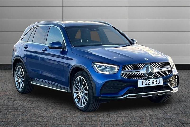 Spectral blue Used 2022 Mercedes GLC220 AMG Line Premium Estate | £30,990 (A bit pricey) - Image 1/4