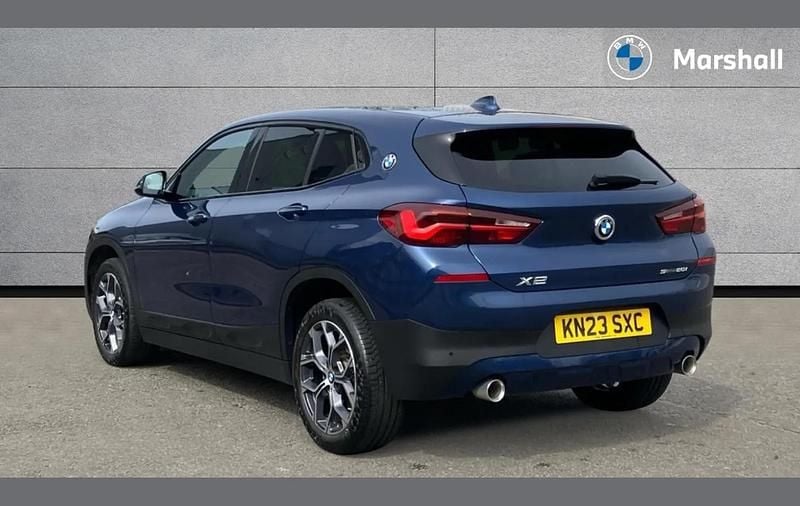 Used BMW X2 Sport Line 178 HP (130 kW) 2023 Phytonic blue metallic paint SUV