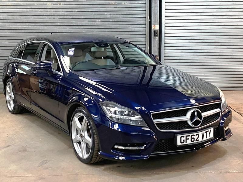 Used Mercedes CLS350 AMG 255 HP (187 kW) 2012 Blue Estate