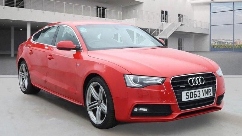 Red Used 2013 Audi A5 Sportback S-Line Hatchback | £7,995 (A bit pricey) - Image 1/2