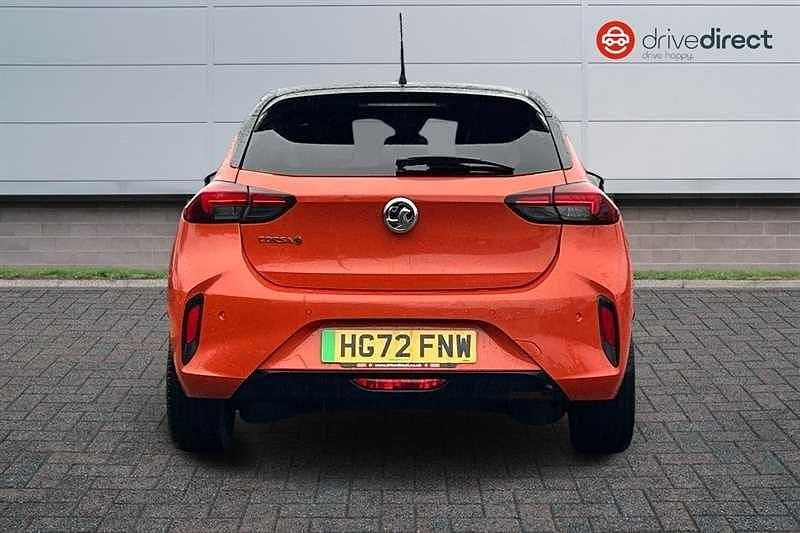 Used Vauxhall Corsa-e GS Line 100 kW (136 HP) 2022 Orange Hatchback