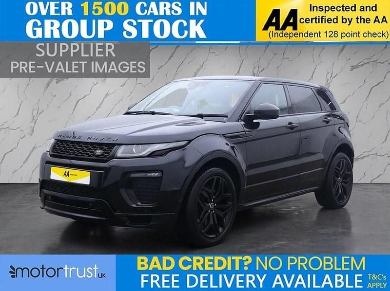 Black Used 2019 Land Rover Range Rover evoque HSE Dynamic SUV | £15,595 (Super price) - Image 1/4