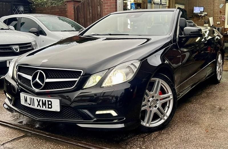 Used Mercedes E350 2011 Black Cabriolet