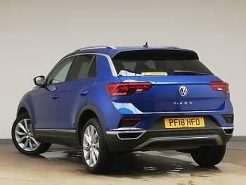 Used VW T-Roc SEL 150 HP (110 kW) 2018 Blue SUV