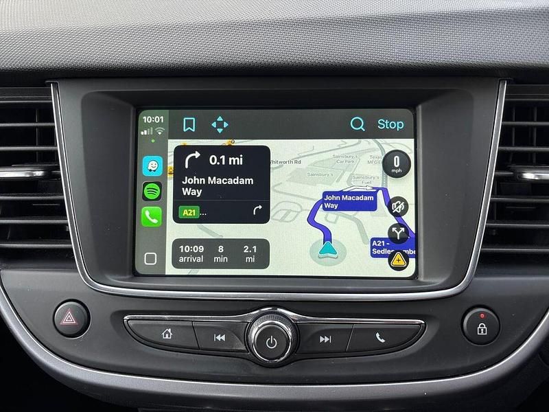 Used Vauxhall Crossland Design Edition 82 HP (60 kW) 2022 Black SUV