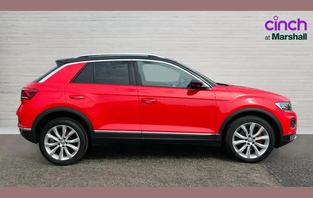 Used VW T-Roc SEL 150 HP (110 kW) 2018 Red SUV