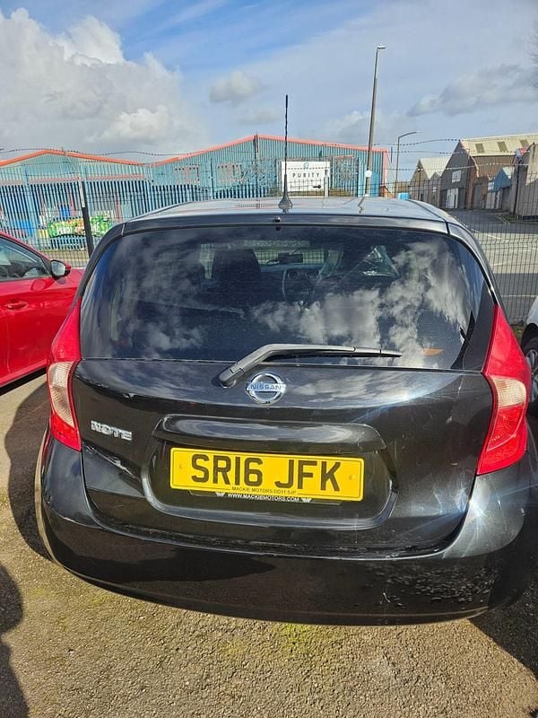 Used Nissan Note Acenta 2016 Black Hatchback